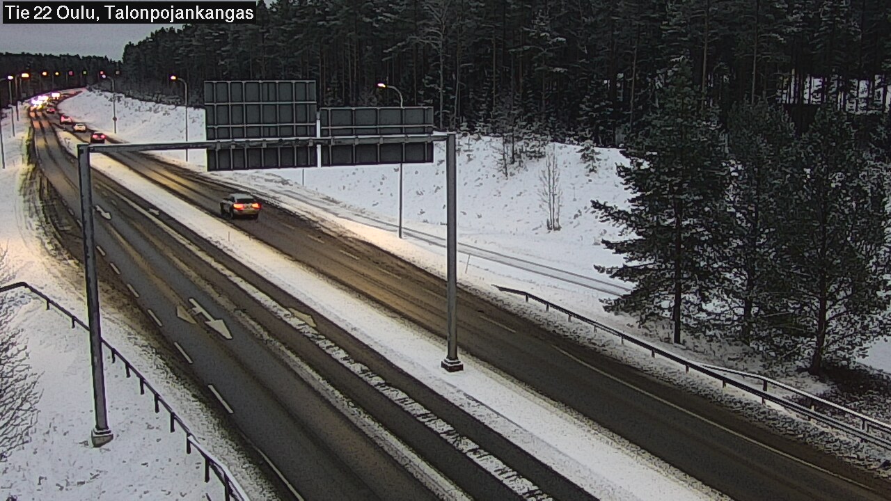 Weather Camera Image Väg 22 Oulu Heikkilänkangas, Oulu, Pohjois-Pohjanmaa