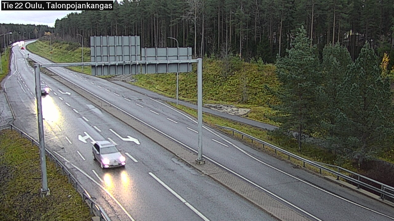 Weather Camera Image Väg 22 Oulu Heikkilänkangas, Oulu, Pohjois-Pohjanmaa