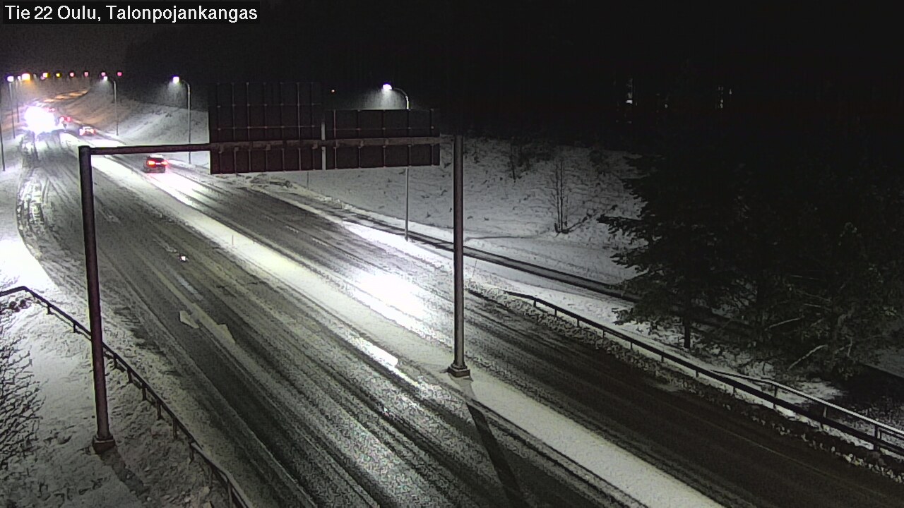 Weather Camera Image Väg 22 Oulu Heikkilänkangas, Oulu, Pohjois-Pohjanmaa