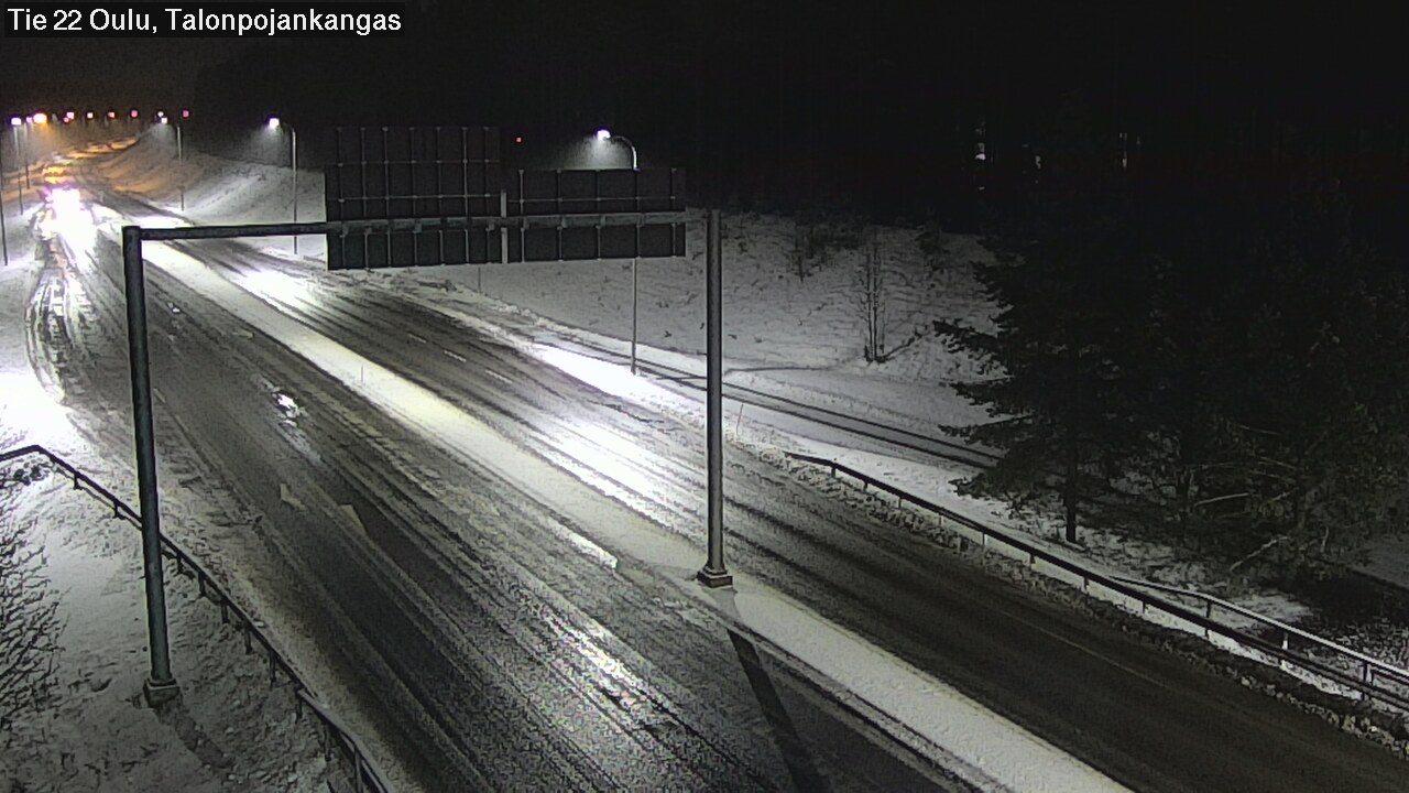 Weather Camera Image Väg 22 Oulu Heikkilänkangas, Oulu, Pohjois-Pohjanmaa
