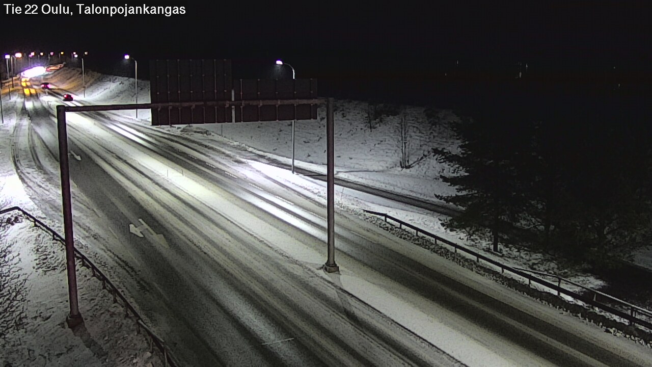 Weather Camera Image Road 22 Oulu Heikkilänkangas, Oulu, Pohjois-Pohjanmaa