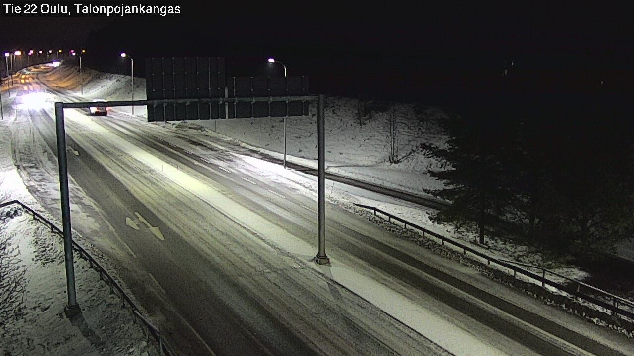 Weather Camera Image Road 22 Oulu Heikkilänkangas, Oulu, Pohjois-Pohjanmaa