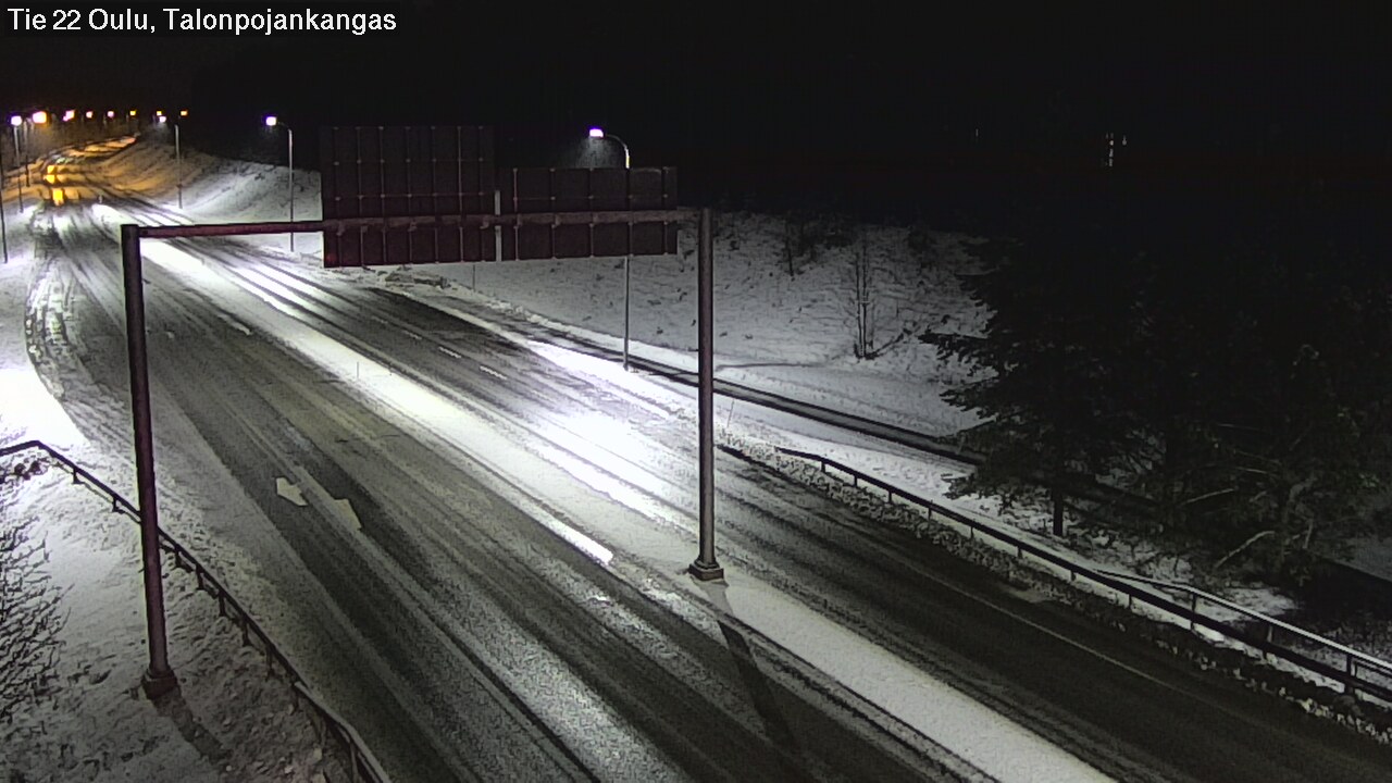 Weather Camera Image Väg 22 Oulu Heikkilänkangas, Oulu, Pohjois-Pohjanmaa