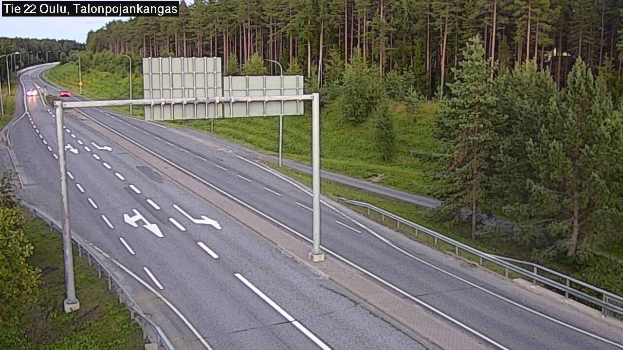 Weather Camera Image Road 22 Oulu Heikkilänkangas, Oulu, Pohjois-Pohjanmaa