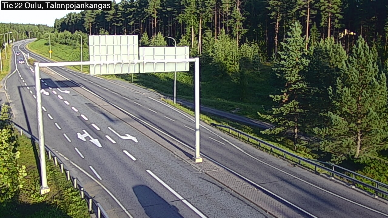 Weather Camera Image Road 22 Oulu Heikkilänkangas, Oulu, Pohjois-Pohjanmaa