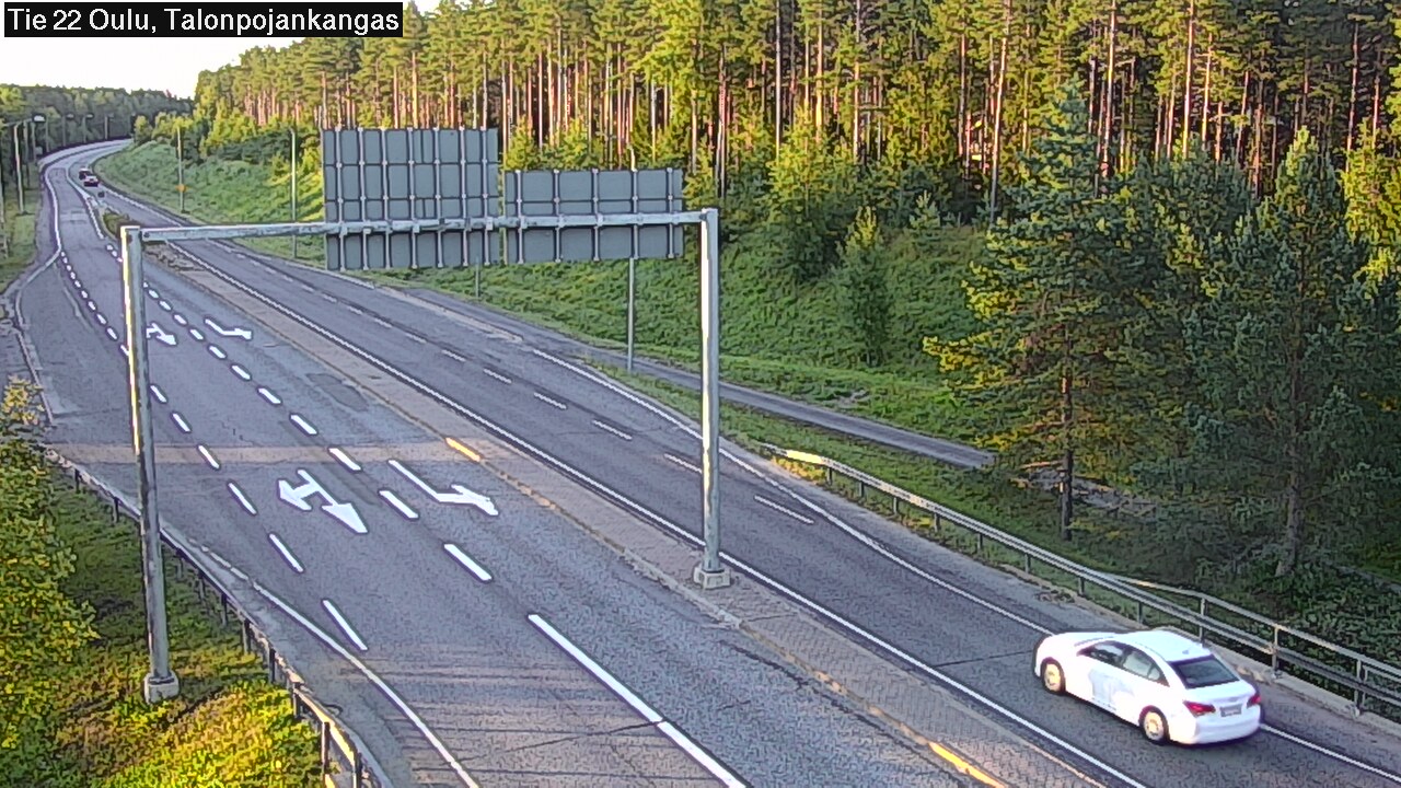 Weather Camera Image Road 22 Oulu Heikkilänkangas, Oulu, Pohjois-Pohjanmaa