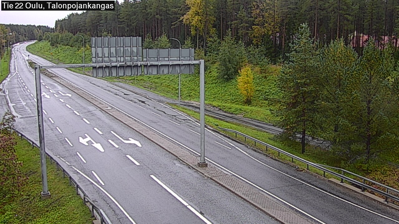 Weather Camera Image Väg 22 Oulu Heikkilänkangas, Oulu, Pohjois-Pohjanmaa
