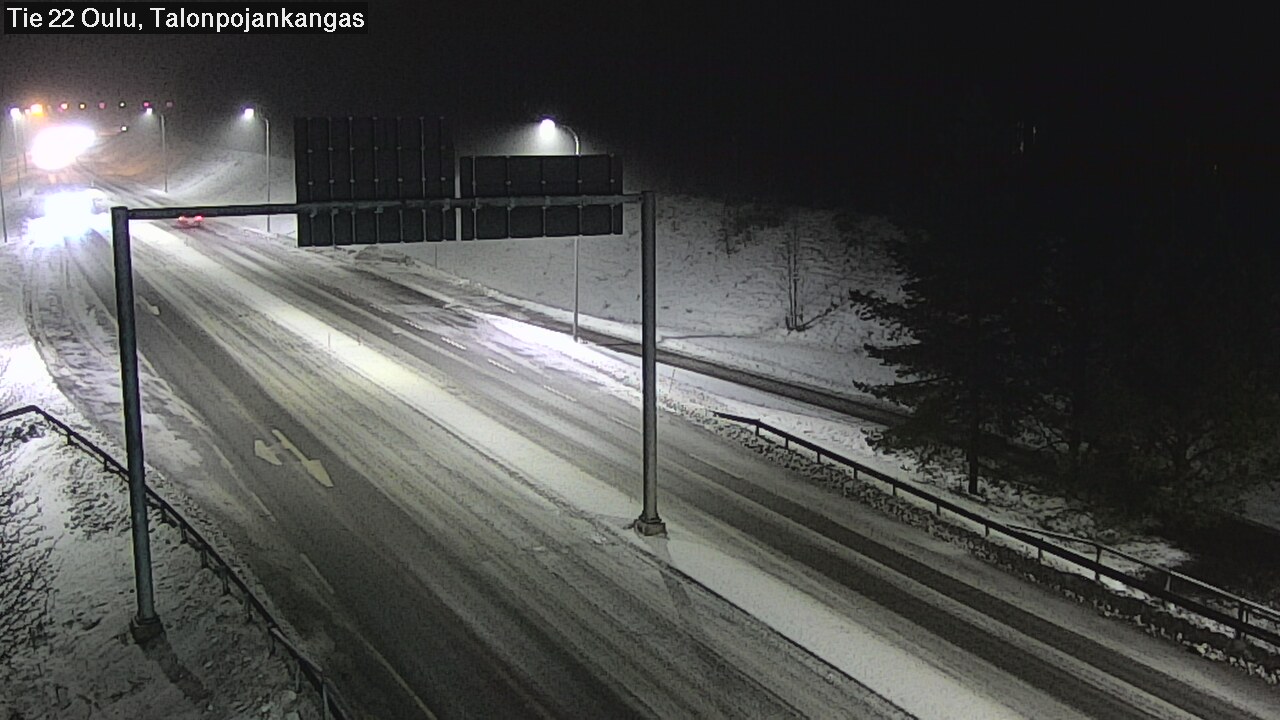 Weather Camera Image Road 22 Oulu Heikkilänkangas, Oulu, Pohjois-Pohjanmaa