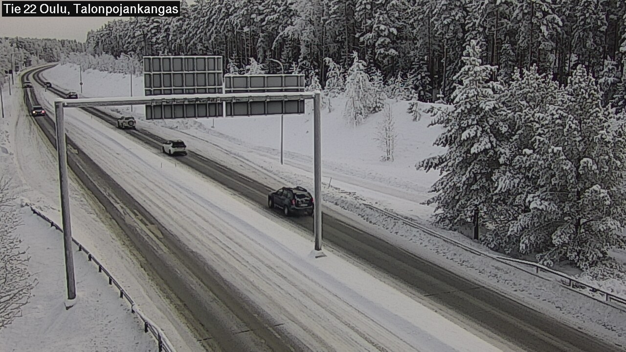 Weather Camera Image Väg 22 Oulu Heikkilänkangas, Oulu, Pohjois-Pohjanmaa