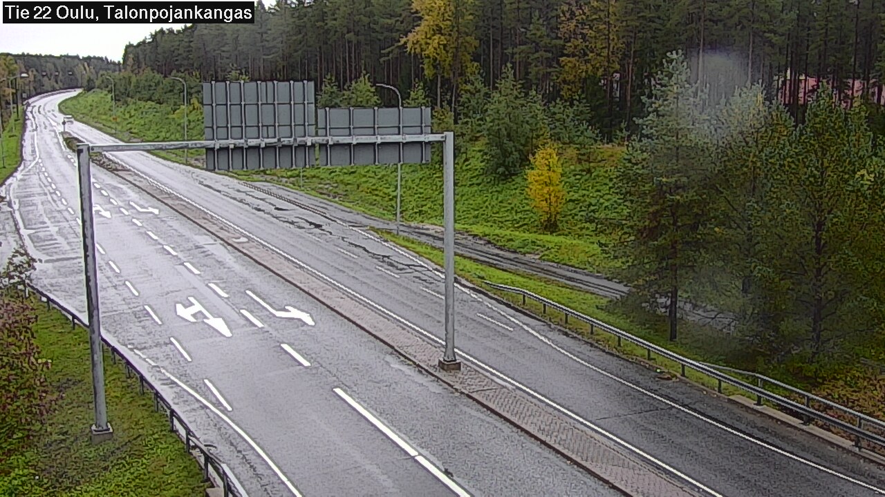 Weather Camera Image Väg 22 Oulu Heikkilänkangas, Oulu, Pohjois-Pohjanmaa