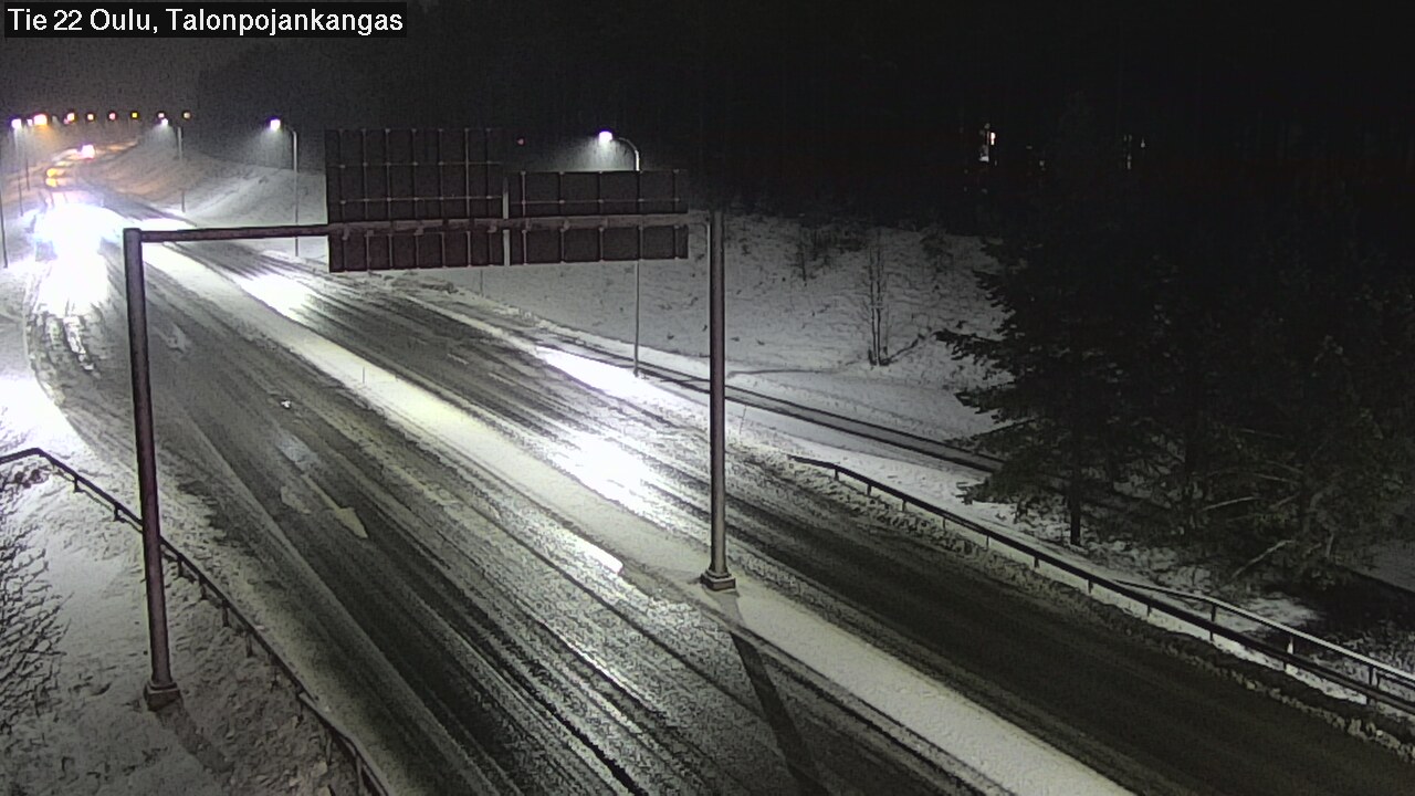 Weather Camera Image Väg 22 Oulu Heikkilänkangas, Oulu, Pohjois-Pohjanmaa