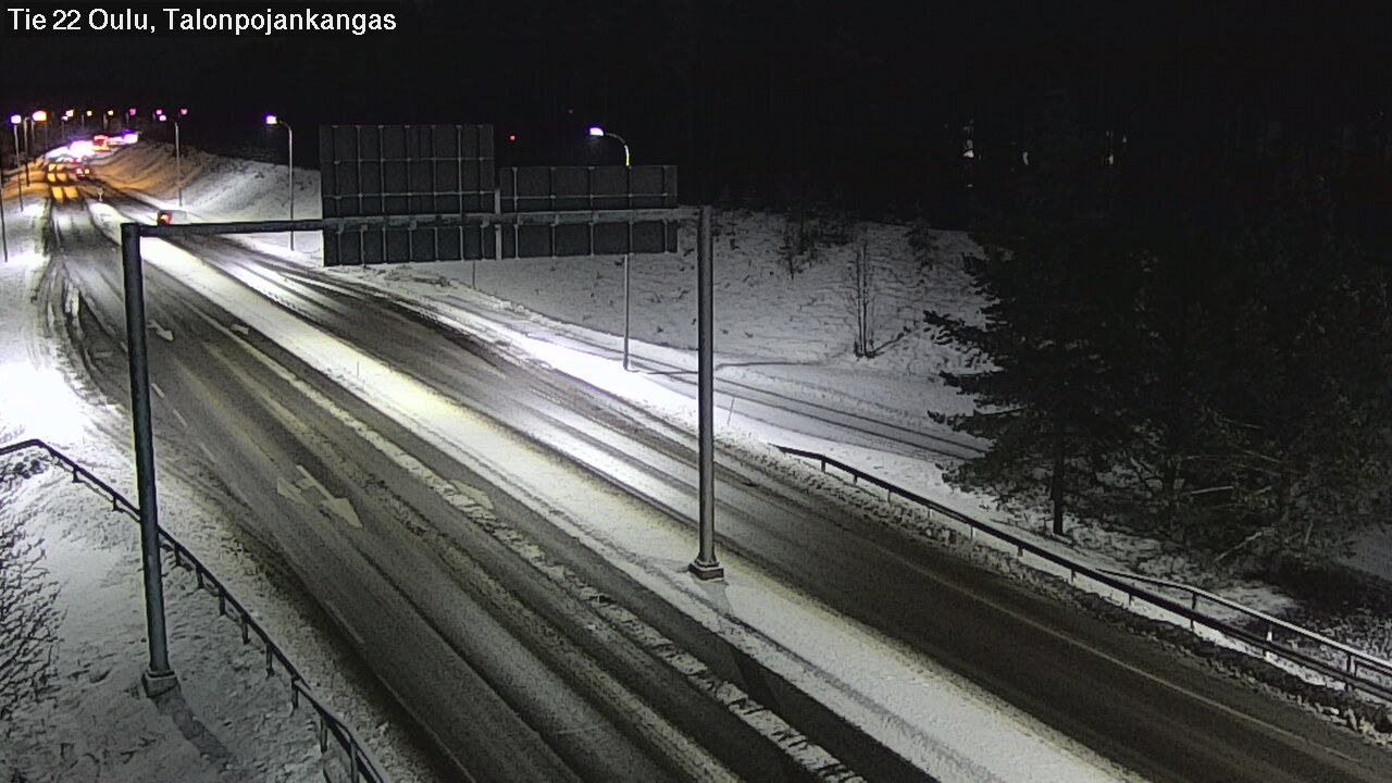 Weather Camera Image Väg 22 Oulu Heikkilänkangas, Oulu, Pohjois-Pohjanmaa
