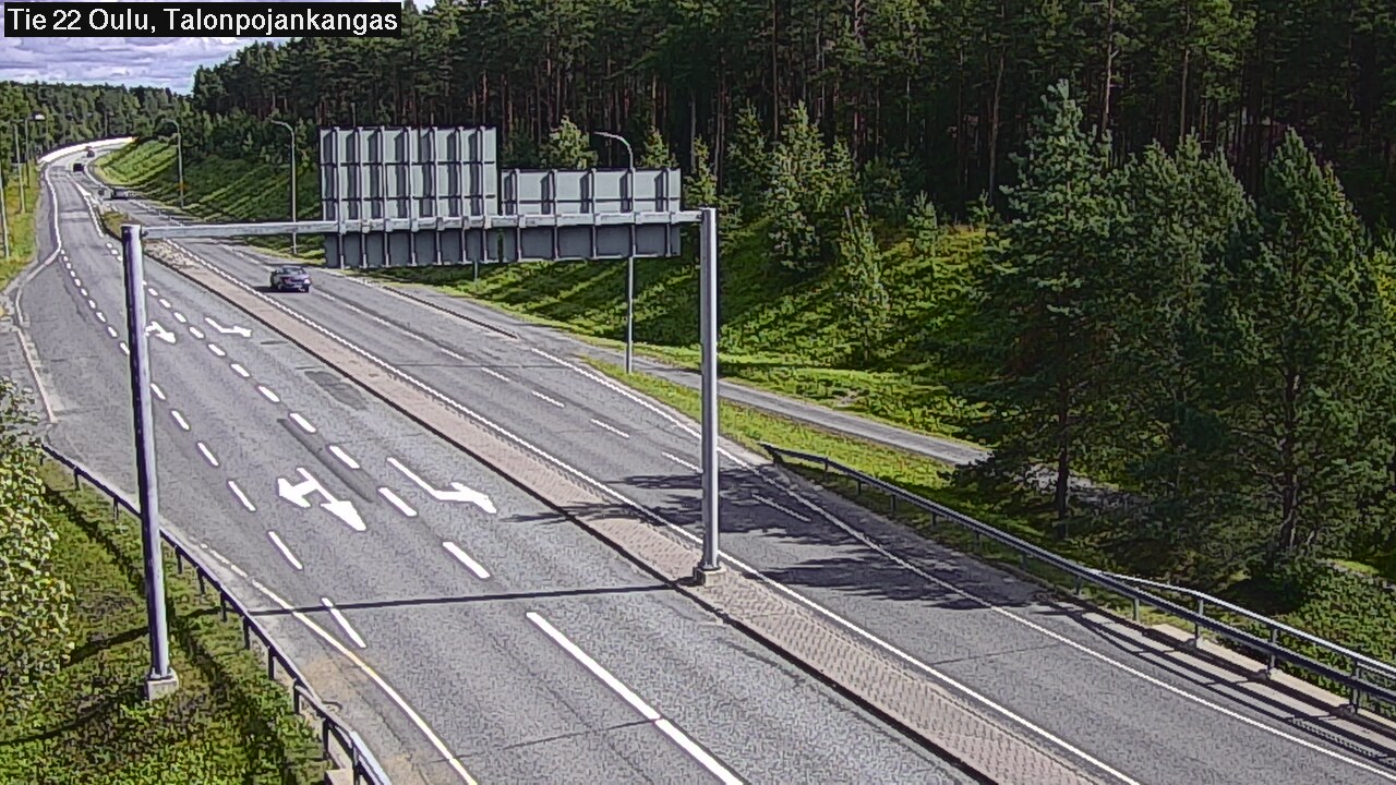 Weather Camera Image Road 22 Oulu Heikkilänkangas, Oulu, Pohjois-Pohjanmaa