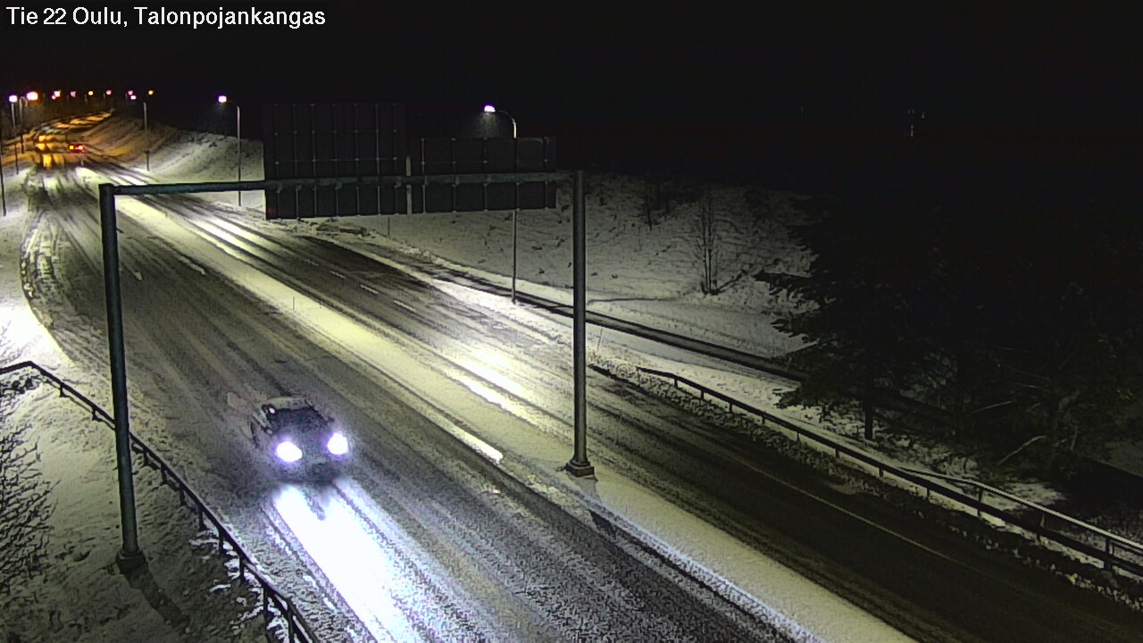 Weather Camera Image Väg 22 Oulu Heikkilänkangas, Oulu, Pohjois-Pohjanmaa