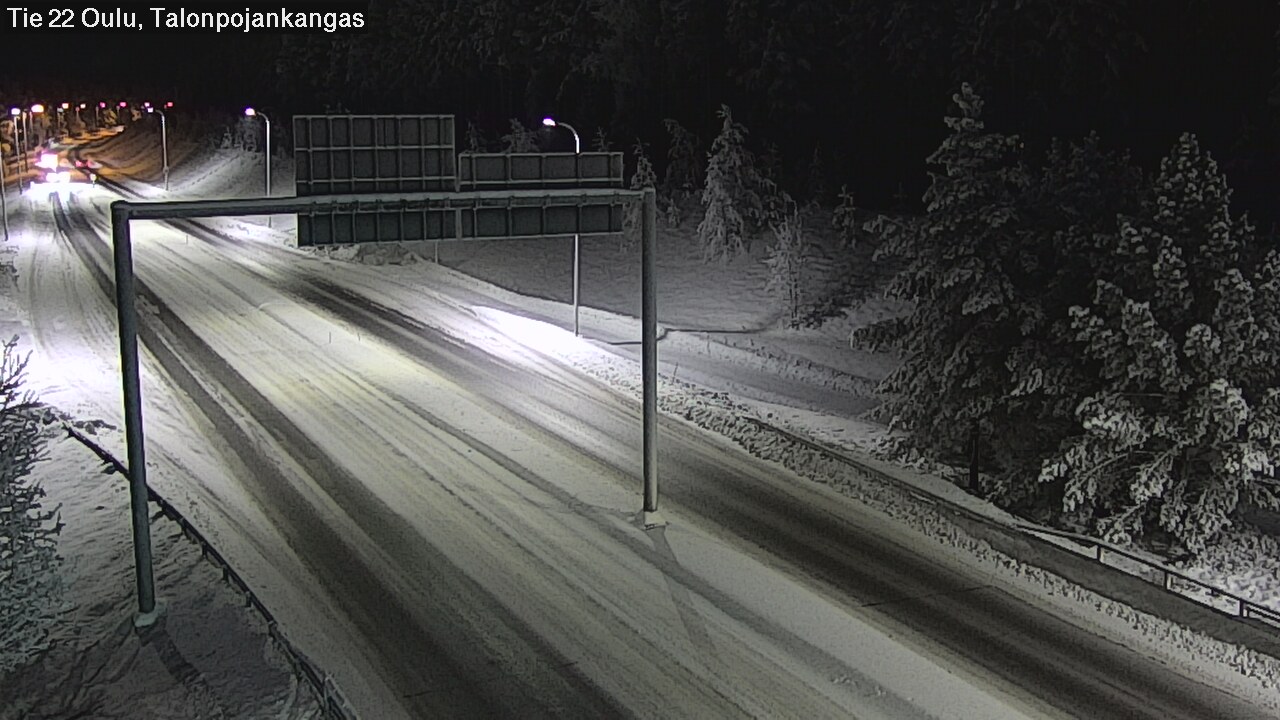 Weather Camera Image Väg 22 Oulu Heikkilänkangas, Oulu, Pohjois-Pohjanmaa
