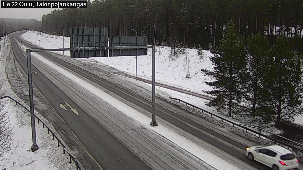 Weather Camera Image Road 22 Oulu Heikkilänkangas, Oulu, Pohjois-Pohjanmaa