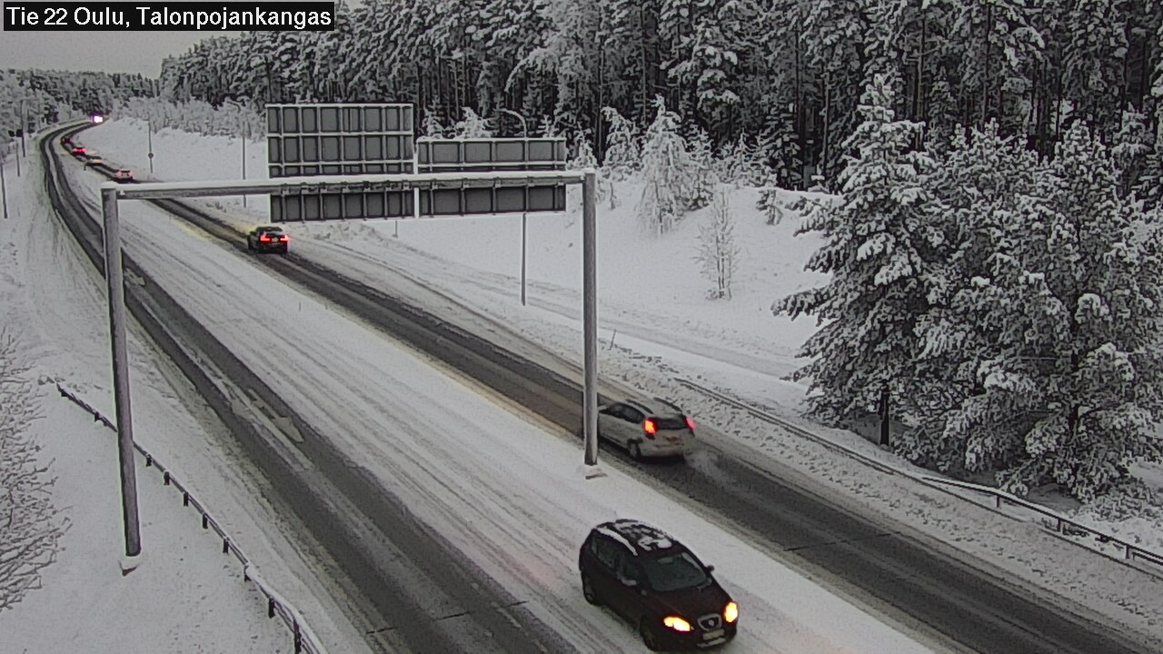 Weather Camera Image Väg 22 Oulu Heikkilänkangas, Oulu, Pohjois-Pohjanmaa