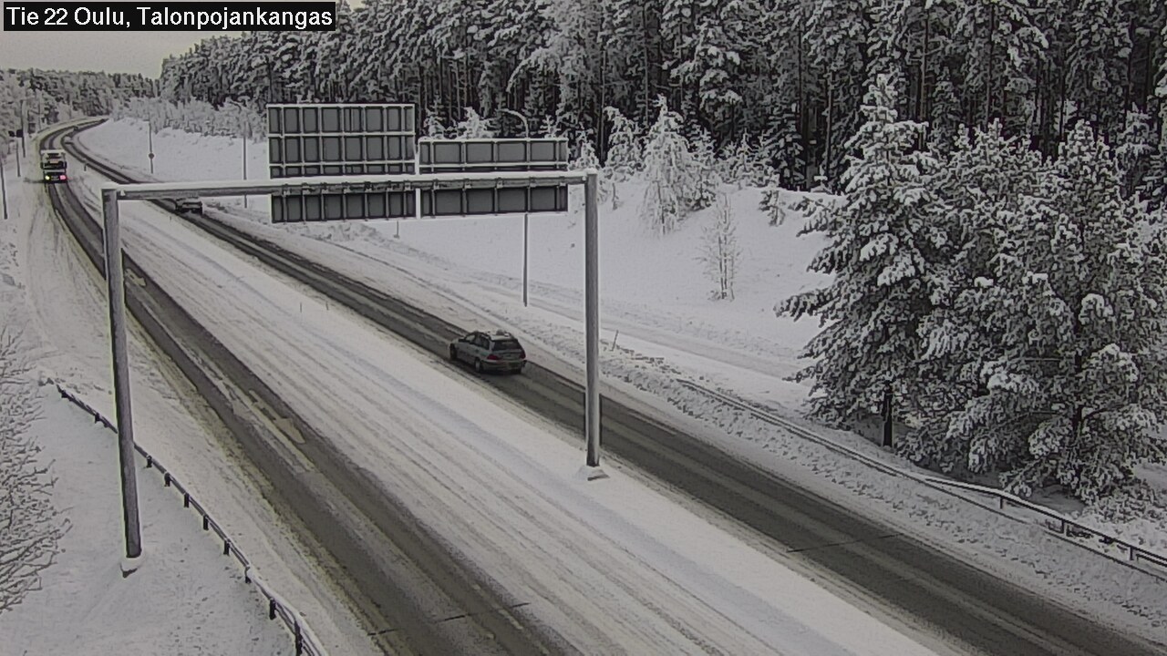 Weather Camera Image Väg 22 Oulu Heikkilänkangas, Oulu, Pohjois-Pohjanmaa