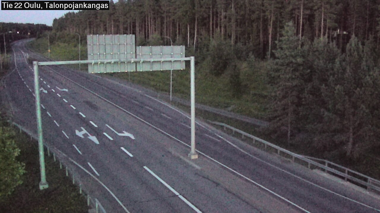 Weather Camera Image Road 22 Oulu Heikkilänkangas, Oulu, Pohjois-Pohjanmaa