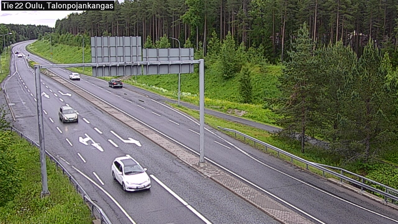 Weather Camera Image Väg 22 Oulu Heikkilänkangas, Oulu, Pohjois-Pohjanmaa