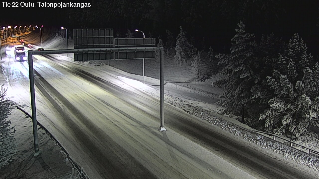 Weather Camera Image Väg 22 Oulu Heikkilänkangas, Oulu, Pohjois-Pohjanmaa
