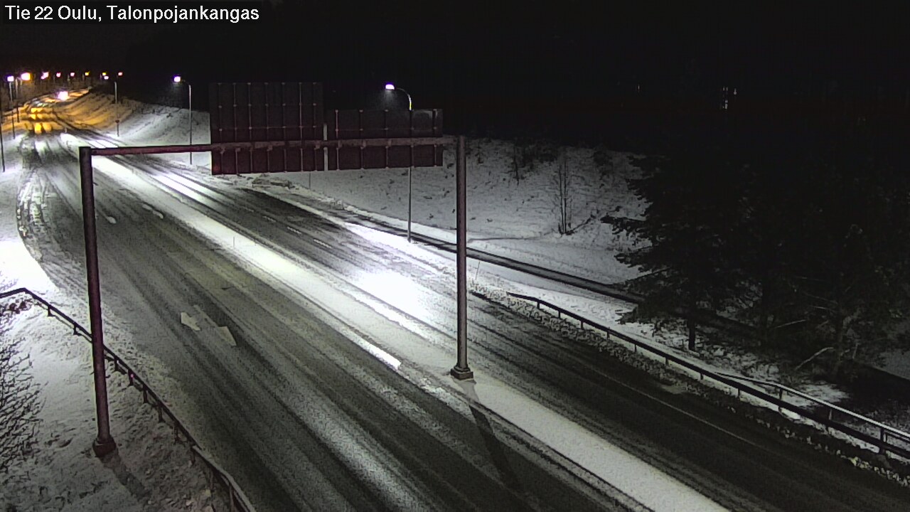 Weather Camera Image Väg 22 Oulu Heikkilänkangas, Oulu, Pohjois-Pohjanmaa