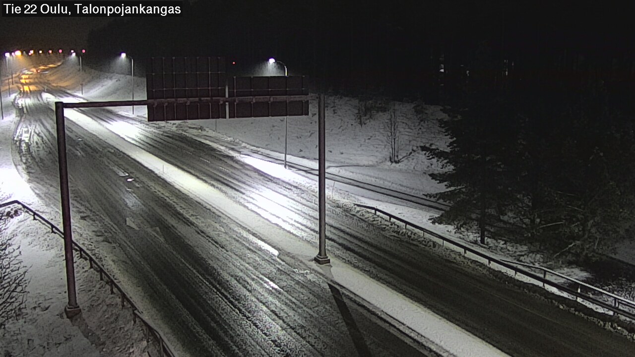Weather Camera Image Väg 22 Oulu Heikkilänkangas, Oulu, Pohjois-Pohjanmaa