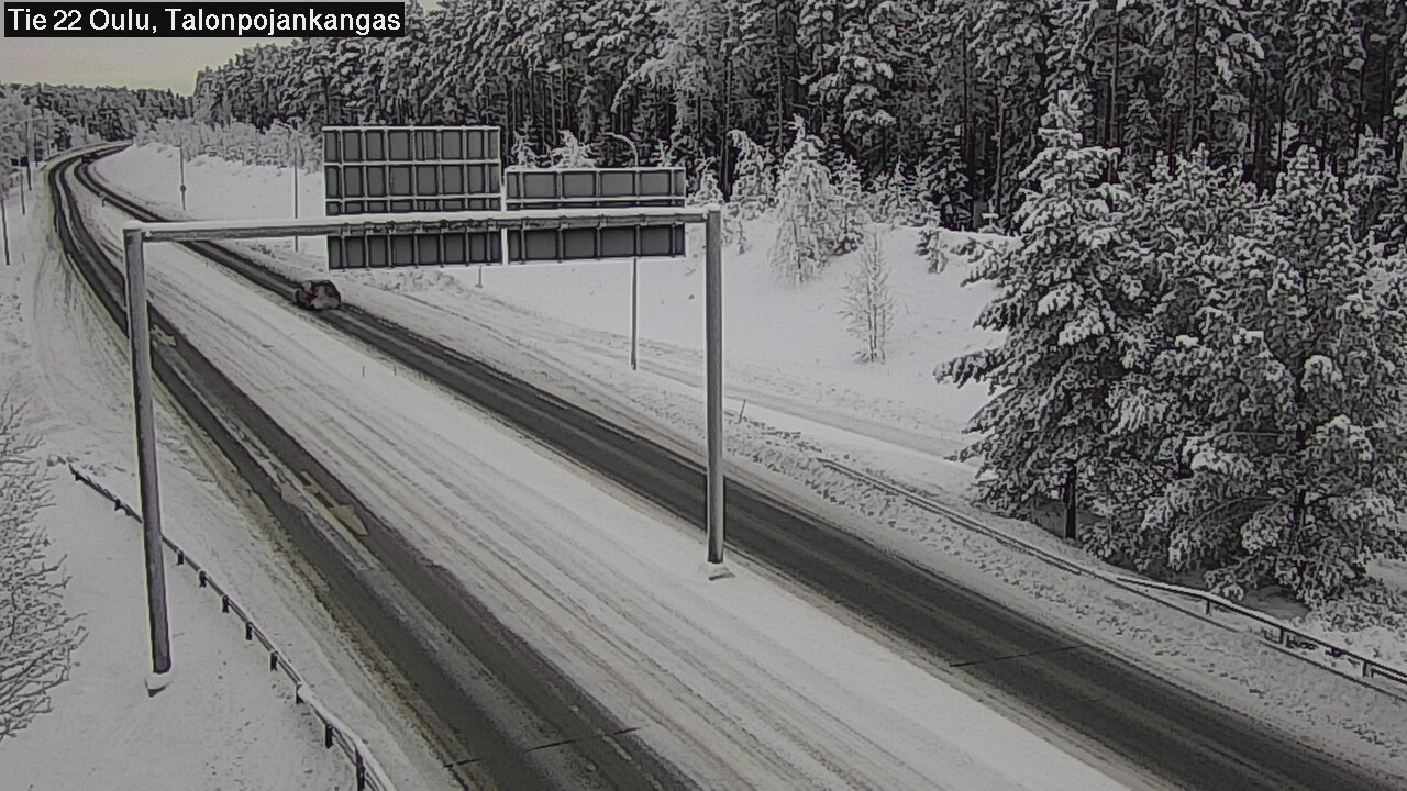 Weather Camera Image Väg 22 Oulu Heikkilänkangas, Oulu, Pohjois-Pohjanmaa