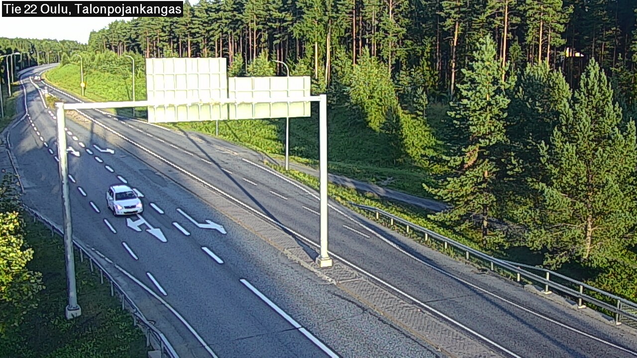 Weather Camera Image Road 22 Oulu Heikkilänkangas, Oulu, Pohjois-Pohjanmaa