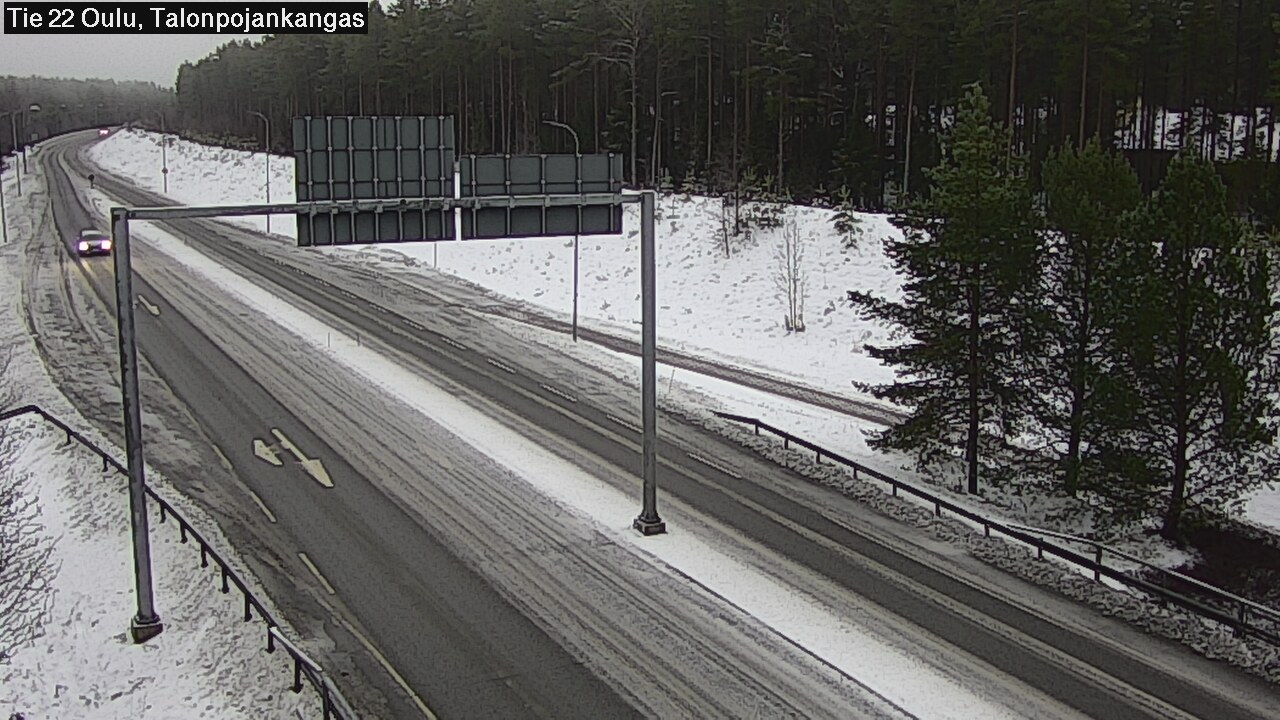 Weather Camera Image Road 22 Oulu Heikkilänkangas, Oulu, Pohjois-Pohjanmaa