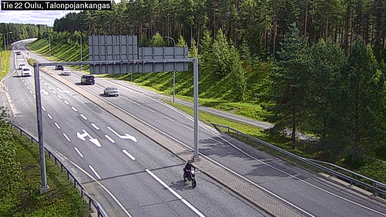 Weather Camera Image Road 22 Oulu Heikkilänkangas, Oulu, Pohjois-Pohjanmaa