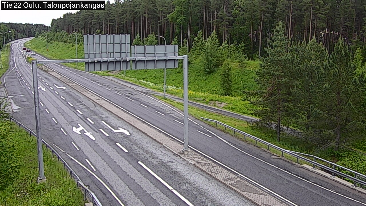 Weather Camera Image Väg 22 Oulu Heikkilänkangas, Oulu, Pohjois-Pohjanmaa