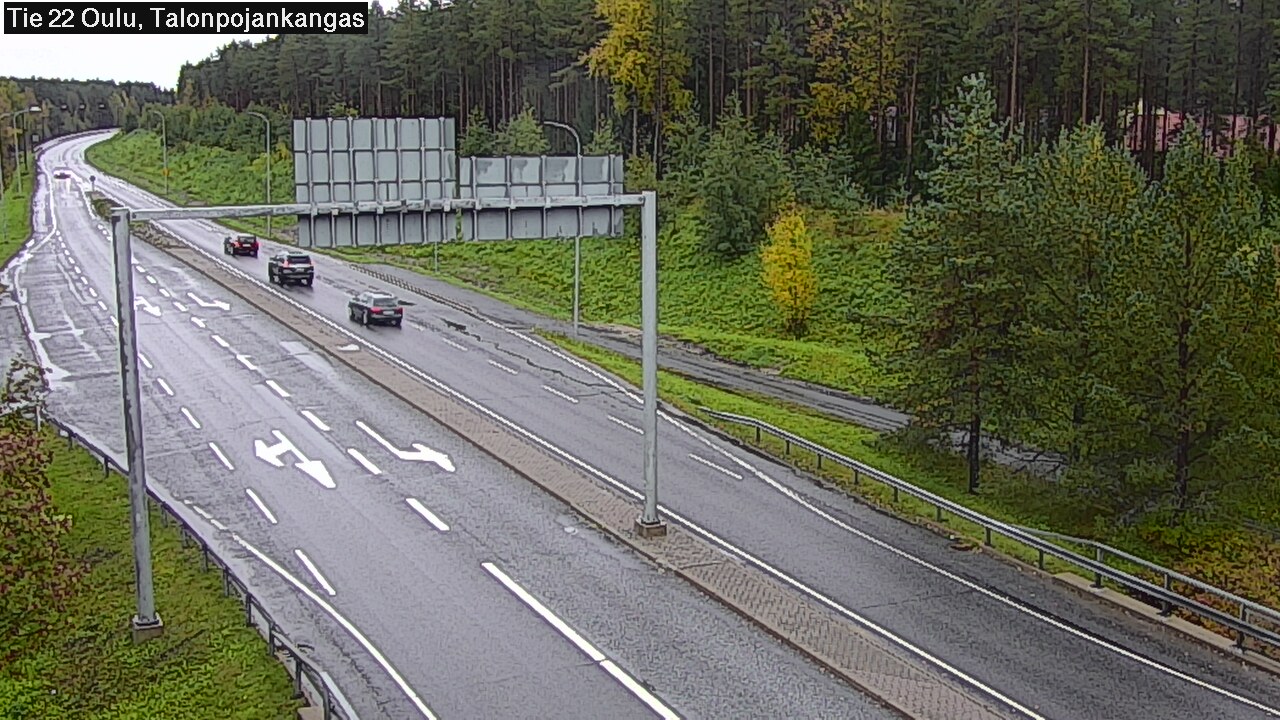 Weather Camera Image Road 22 Oulu Heikkilänkangas, Oulu, Pohjois-Pohjanmaa