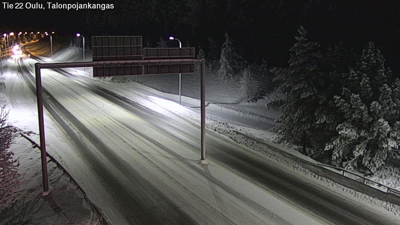 Weather Camera Image Väg 22 Oulu Heikkilänkangas, Oulu, Pohjois-Pohjanmaa