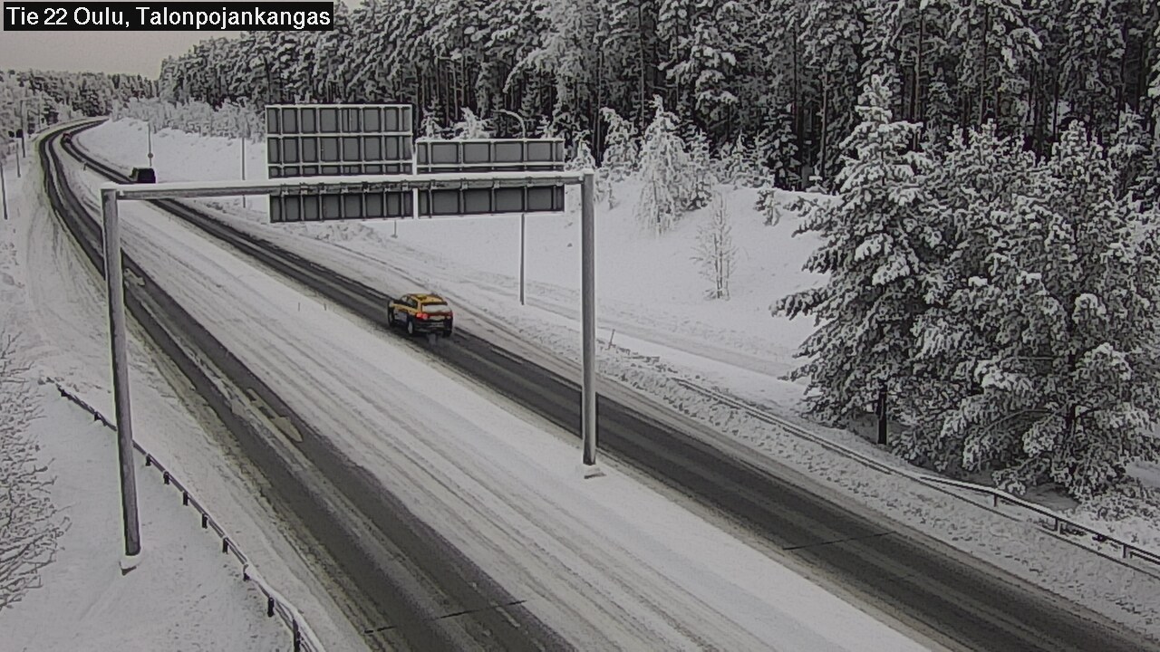 Weather Camera Image Väg 22 Oulu Heikkilänkangas, Oulu, Pohjois-Pohjanmaa