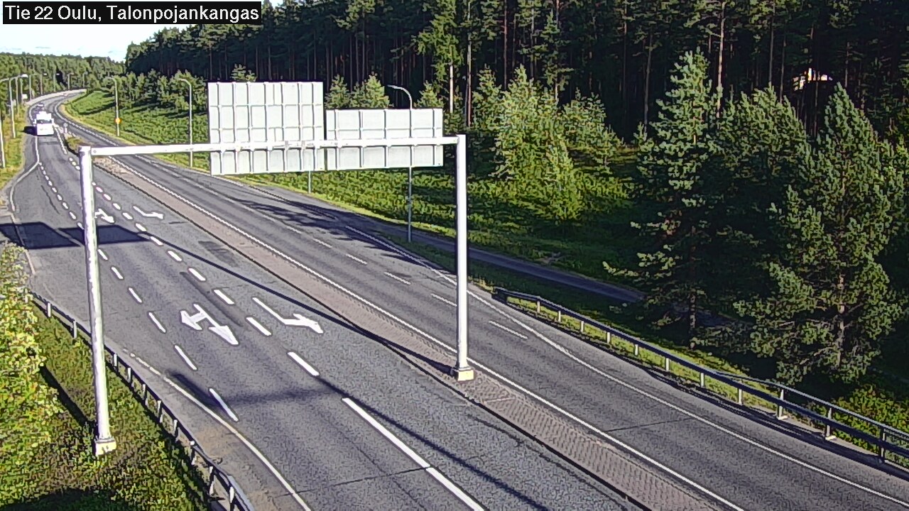 Weather Camera Image Road 22 Oulu Heikkilänkangas, Oulu, Pohjois-Pohjanmaa