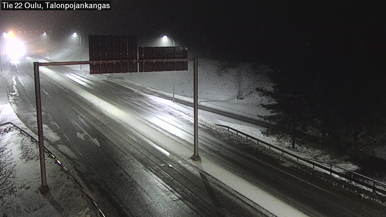 Weather Camera Image Väg 22 Oulu Heikkilänkangas, Oulu, Pohjois-Pohjanmaa