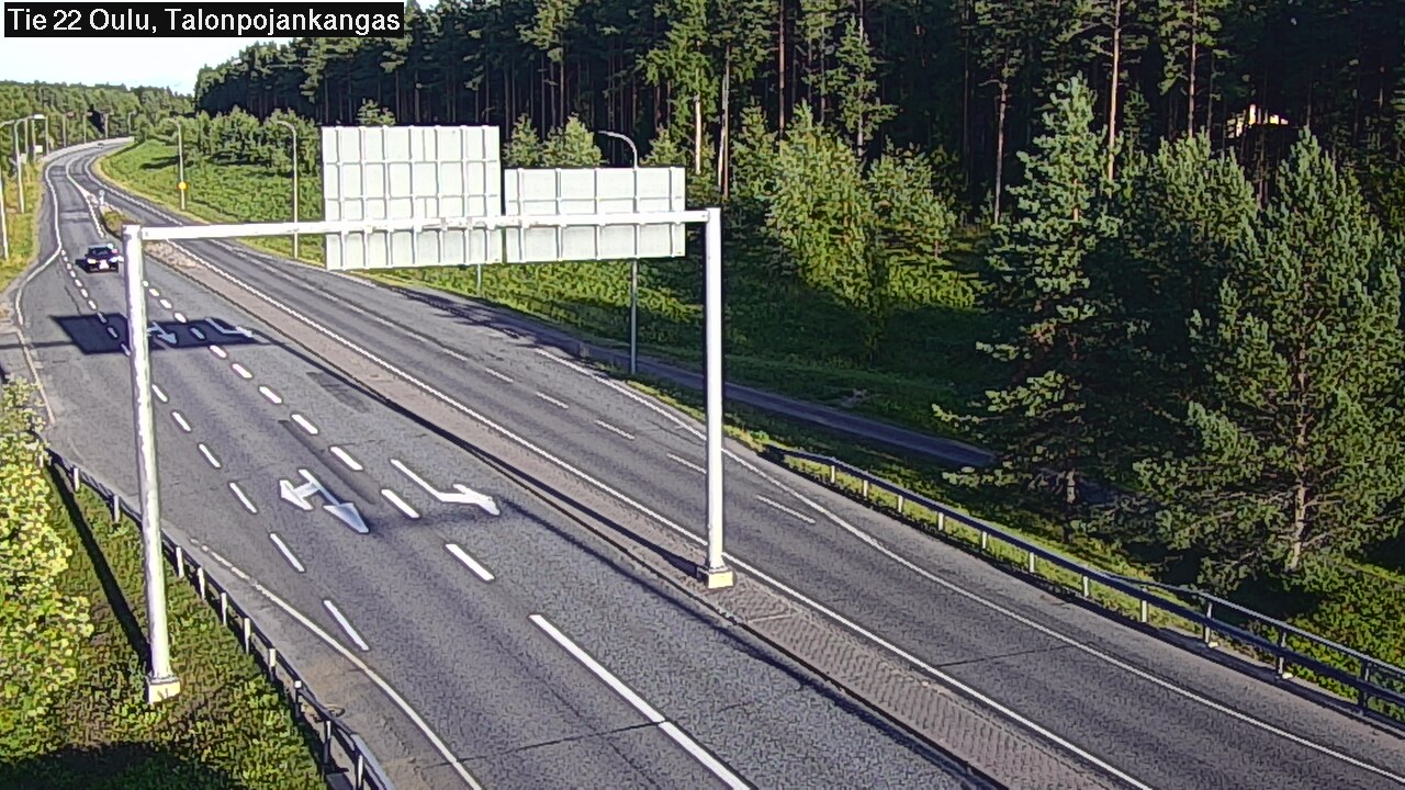 Weather Camera Image Road 22 Oulu Heikkilänkangas, Oulu, Pohjois-Pohjanmaa