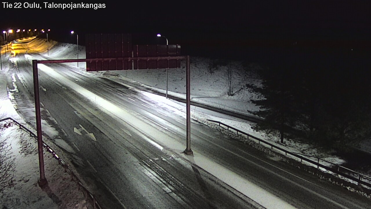 Weather Camera Image Väg 22 Oulu Heikkilänkangas, Oulu, Pohjois-Pohjanmaa