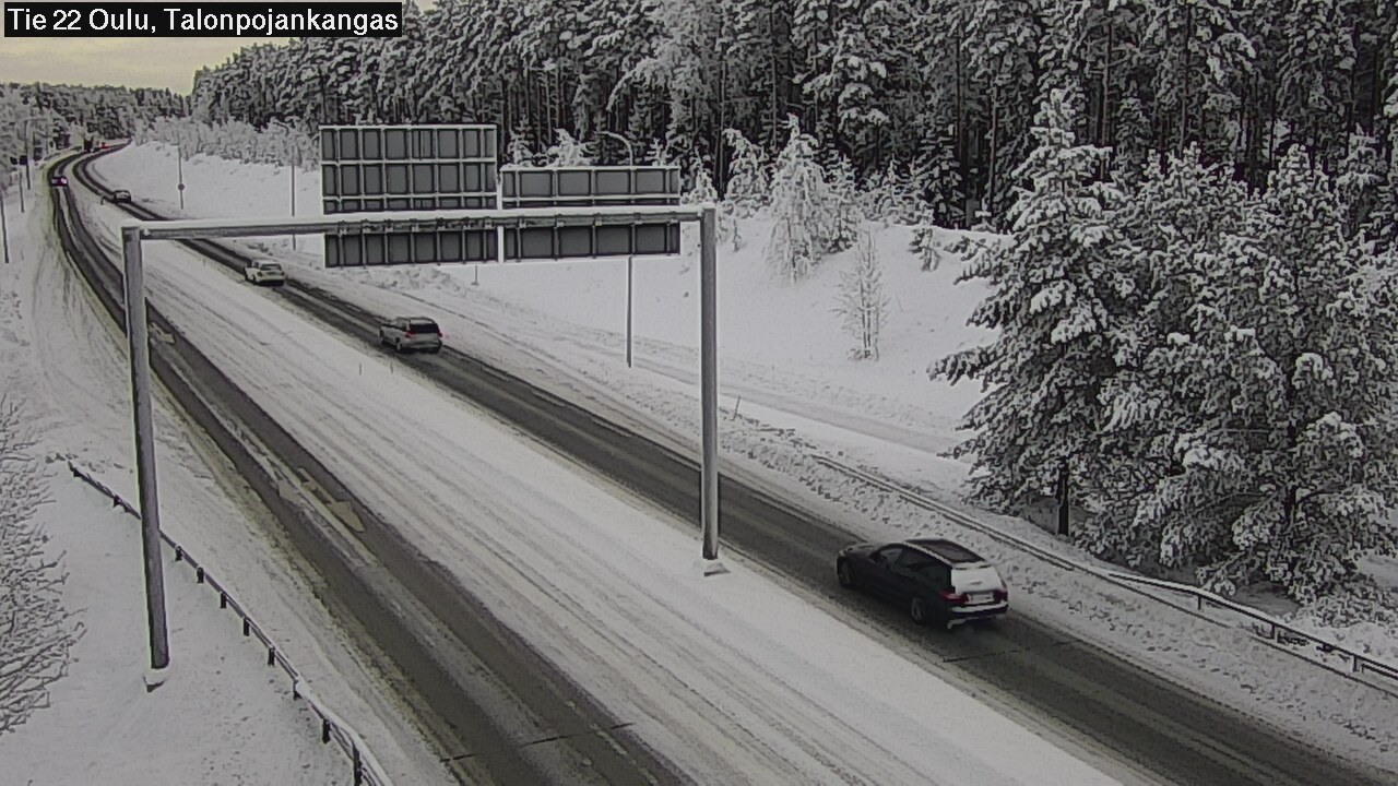 Weather Camera Image Väg 22 Oulu Heikkilänkangas, Oulu, Pohjois-Pohjanmaa