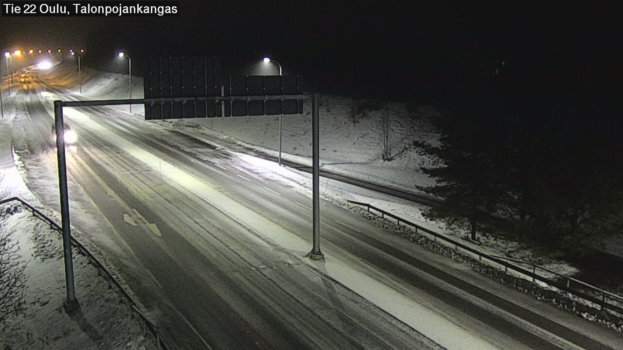 Weather Camera Image Road 22 Oulu Heikkilänkangas, Oulu, Pohjois-Pohjanmaa