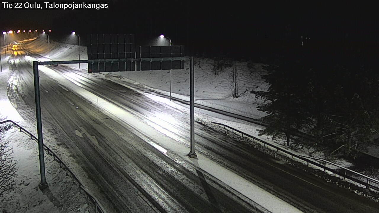 Weather Camera Image Väg 22 Oulu Heikkilänkangas, Oulu, Pohjois-Pohjanmaa