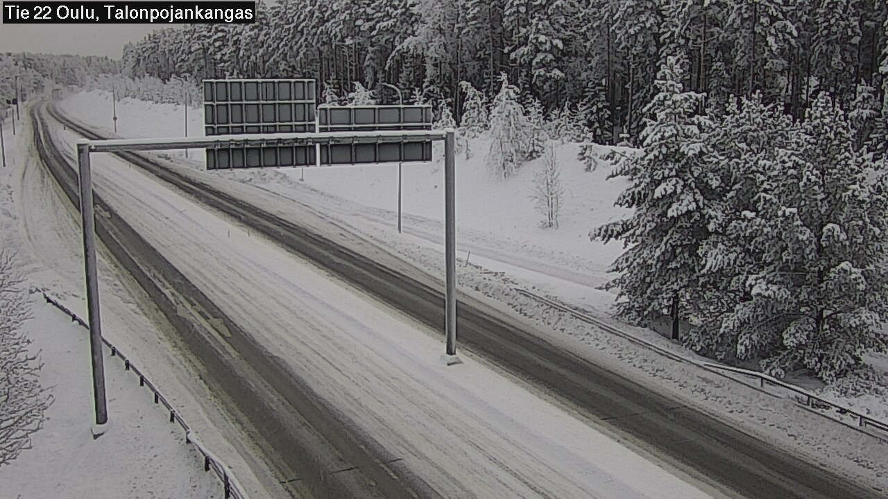 Weather Camera Image Väg 22 Oulu Heikkilänkangas, Oulu, Pohjois-Pohjanmaa