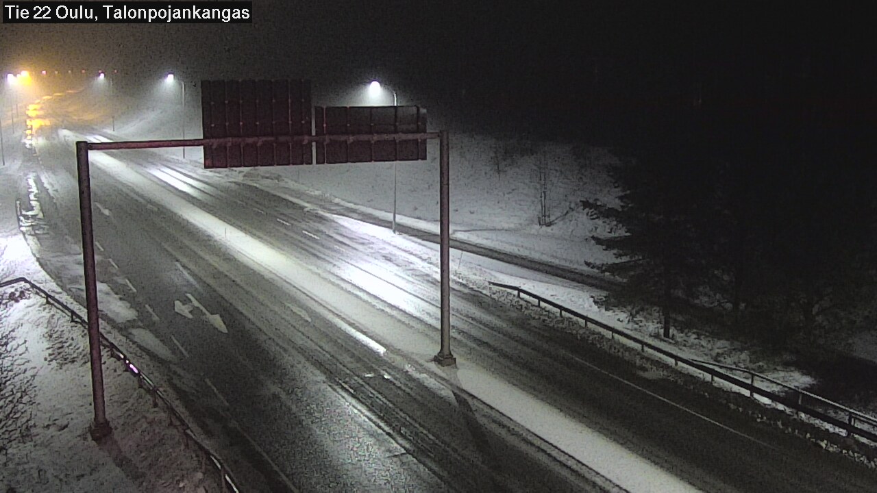 Weather Camera Image Väg 22 Oulu Heikkilänkangas, Oulu, Pohjois-Pohjanmaa