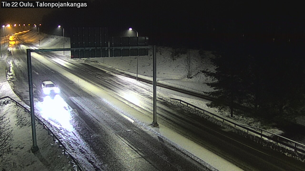Weather Camera Image Väg 22 Oulu Heikkilänkangas, Oulu, Pohjois-Pohjanmaa