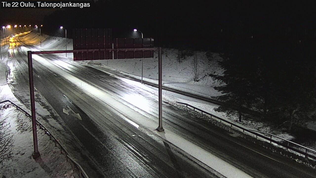 Weather Camera Image Väg 22 Oulu Heikkilänkangas, Oulu, Pohjois-Pohjanmaa