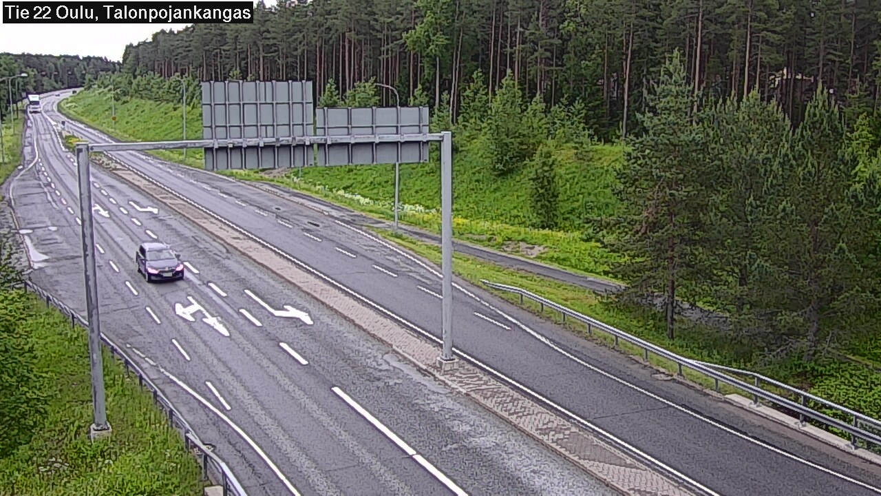 Weather Camera Image Väg 22 Oulu Heikkilänkangas, Oulu, Pohjois-Pohjanmaa