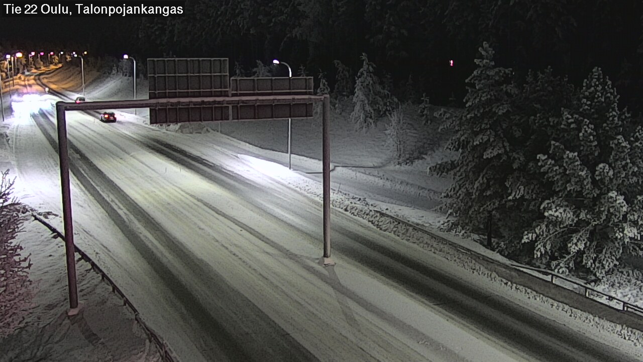 Weather Camera Image Väg 22 Oulu Heikkilänkangas, Oulu, Pohjois-Pohjanmaa