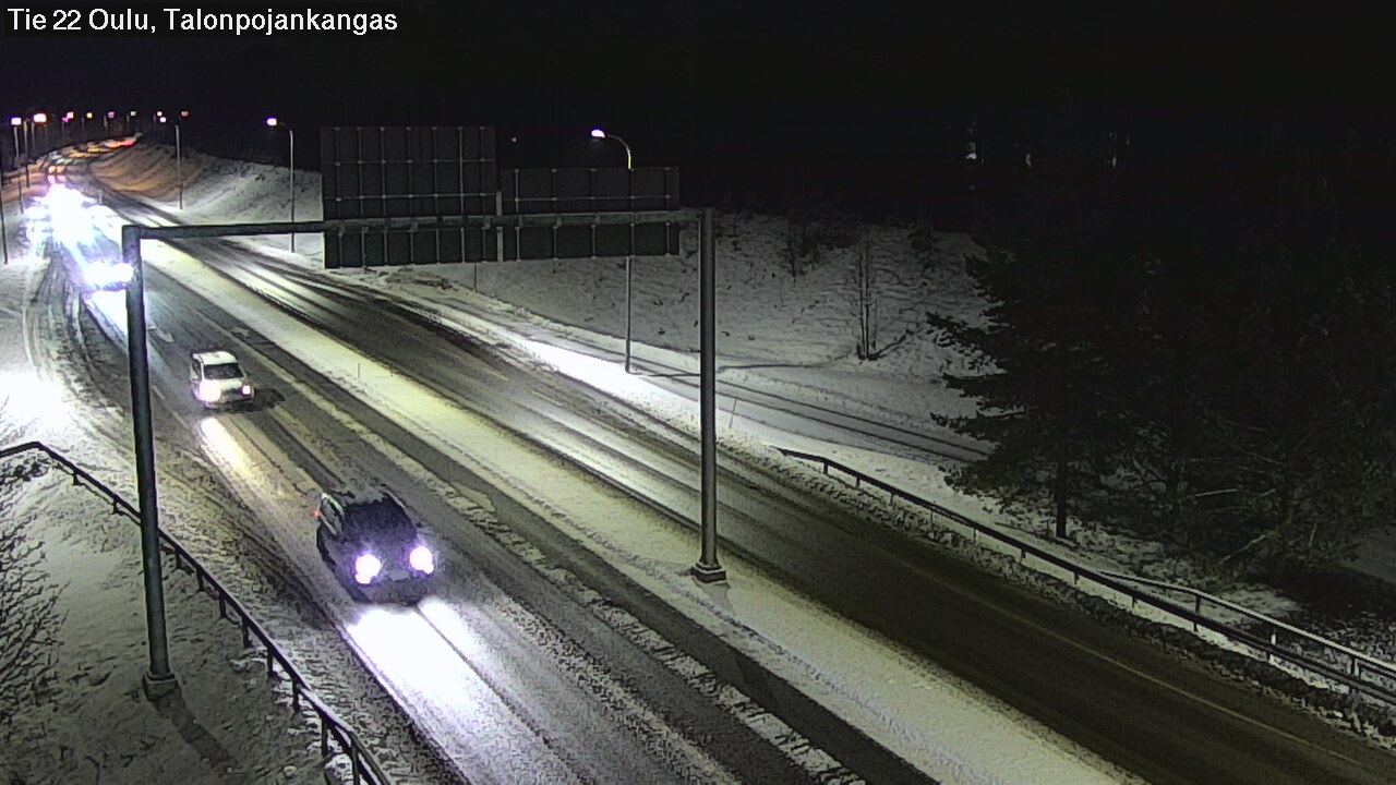 Weather Camera Image Väg 22 Oulu Heikkilänkangas, Oulu, Pohjois-Pohjanmaa