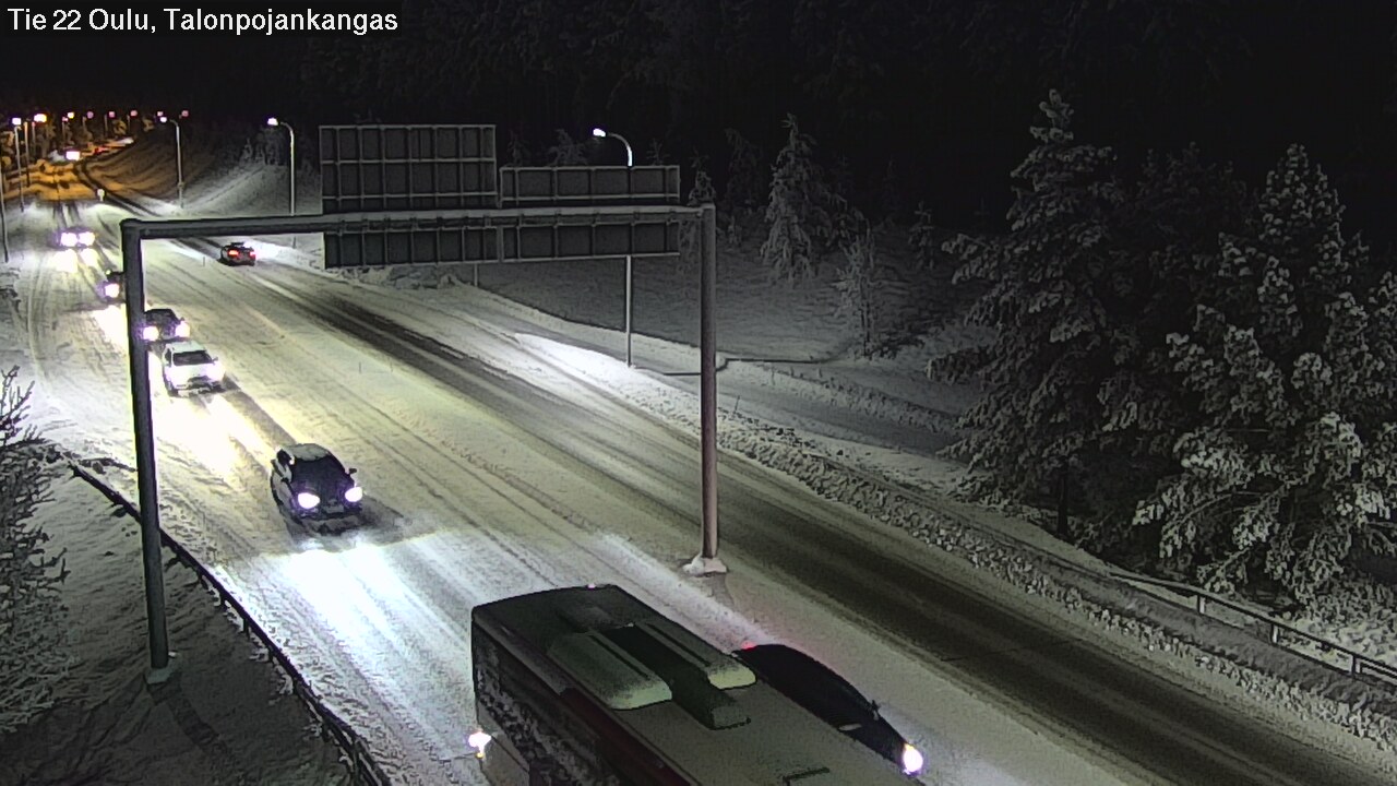 Weather Camera Image Väg 22 Oulu Heikkilänkangas, Oulu, Pohjois-Pohjanmaa
